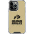 University of Colorado CU Collegiate Text iPhone 14 Pro Clear Case